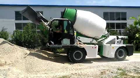 3.5cbm self loading concrete mixer,gradeability, climbing
