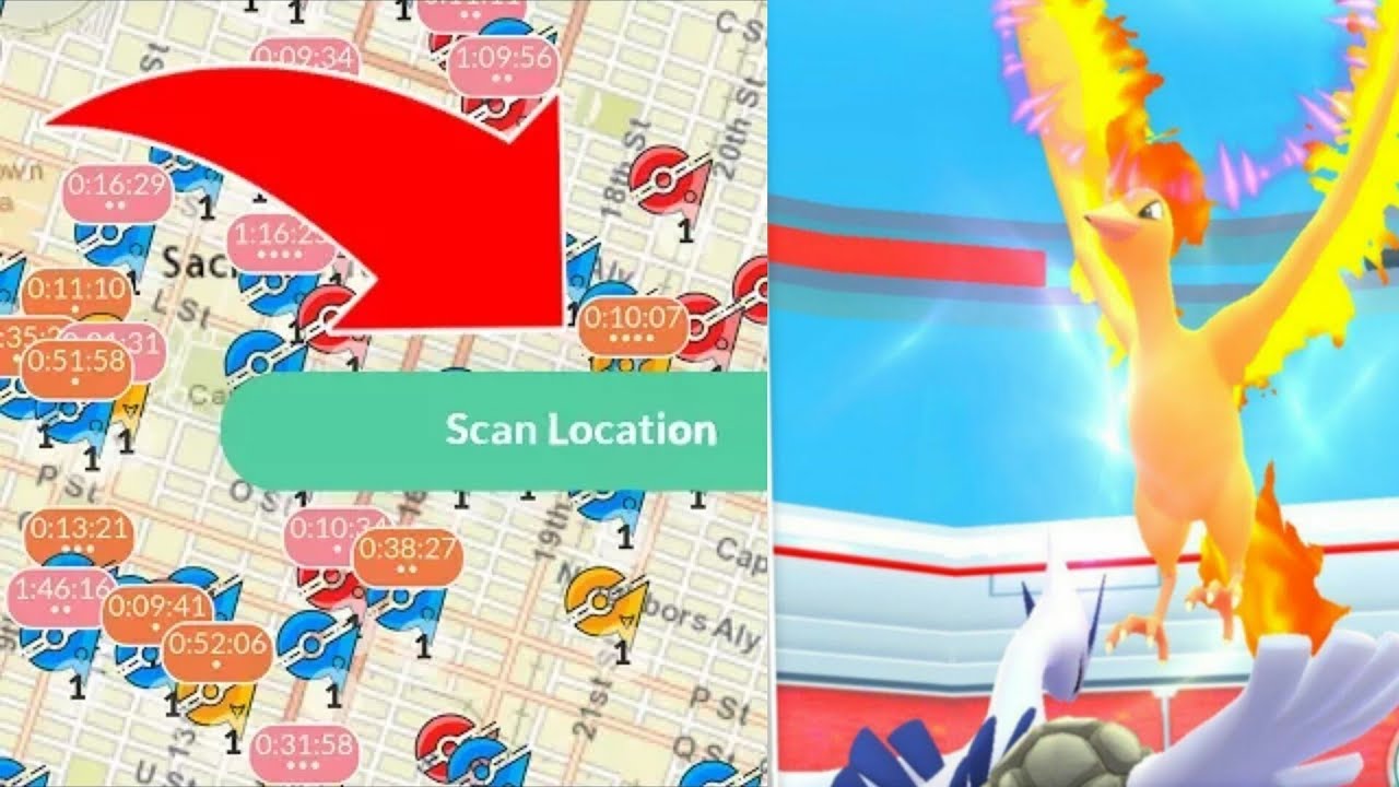 HACK POKEMON GO 0.69.1| FIND LIVE GYM RAID MAP FOR LEGENDARY POKEMON | GYMHUNTER FREE SCANNER