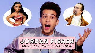 Jordan Fisher from Rent Live Sings Moana, Hamilton, and More Hit Musical Songs | Lyric Challenge Jordan Fisher from Rent Live Sings Moana, Hamilton, and More Hit Musical Songs | Lyric Challenge