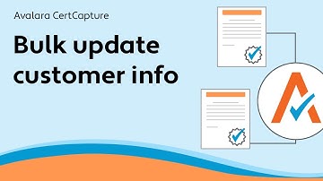 Bulk update customer info - CertCapture