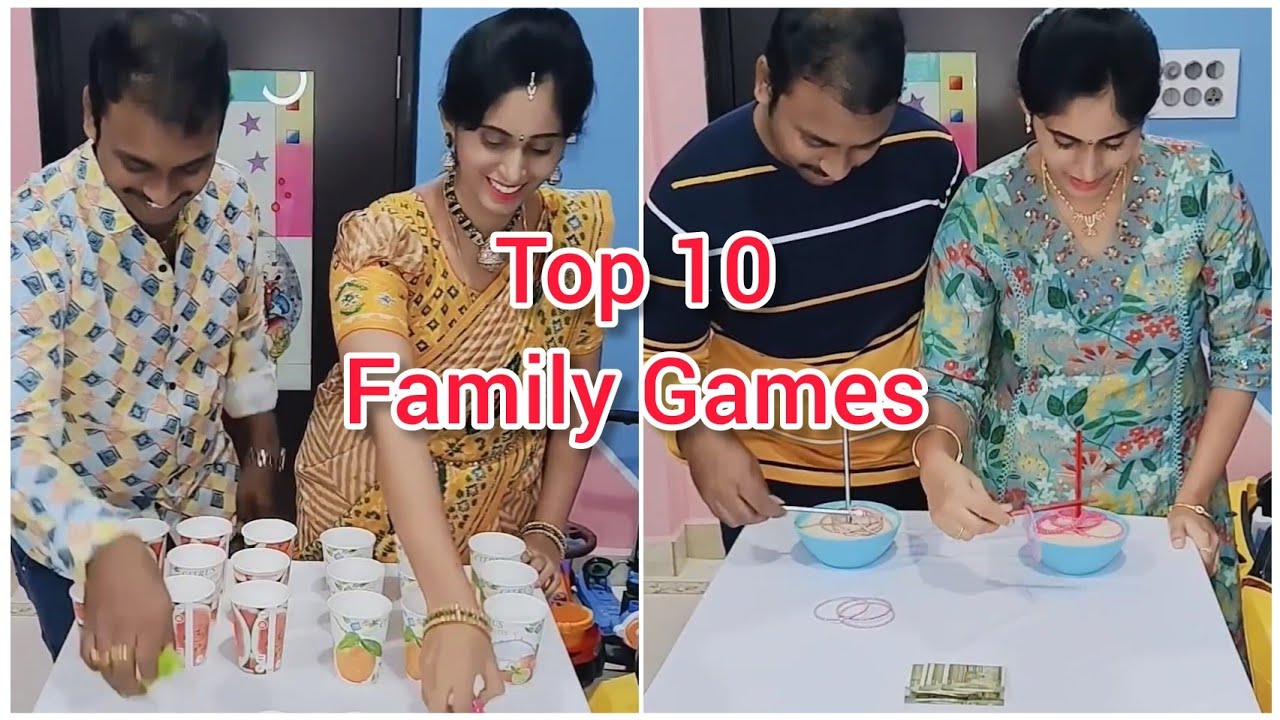 Top 10 Fun and easy games | Funny games to play with family ...