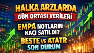 Halka Arzlarda Gün Ortasi Veri̇leri̇ Empa Lotlarin Ne Kadari Satildi Beste Atatr Empa