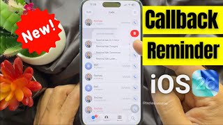 Get a Callback Reminder for a Missed Call on iPhone iOS 26 screenshot 3