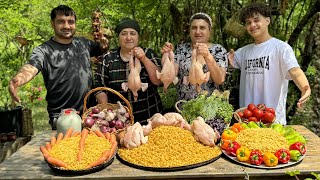 LIFE ON THE MOUNTAINS | Macaroni Pasta Pilaf Recipe In The Village | White Rose Flower Jam Cooking by Relaxing Village 45,863 views 7 days ago 30 minutes