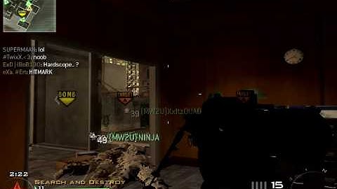 mw2 two in one spawn kill (sniper)