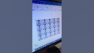 How to Insert Passport Size Photo in MS Word | Step-by-Step Tutorial #passportsizephoto #ytshorts