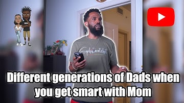 Different generations of Dads when you get smart with your Mom #comedy #theclassiiics #funny #dad