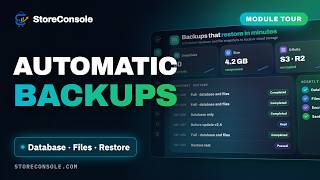 Backups video tour