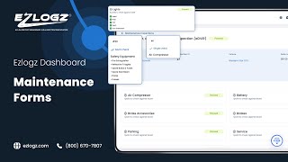 EZLOGZ DASHBOARD: MAINTENANCE FORMS