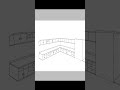 Making kitchen from perspective drawing 😍😍