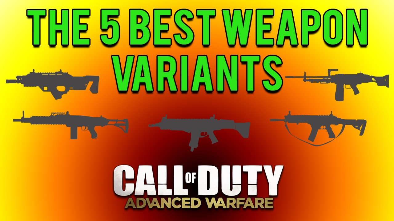 The 5 BEST Weapon Variants - Call of Duty: Advanced Warfare