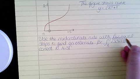 A Level Further Core 2 - Mid Ordinate Rule