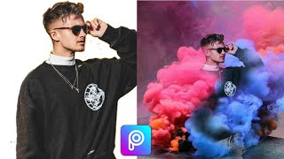 Picsart Smoke effect editing tutorial || picsart || picsart tutorial screenshot 1