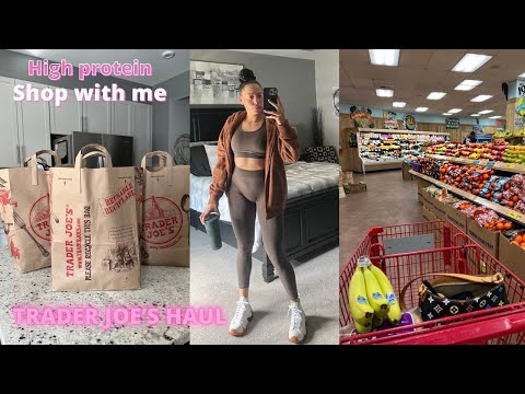 WEEKLY TRADER JOE'S HAUL | HIGH PROTEIN & DAIRY FREE GROCERY HAUL | HEALTHY & REALISTIC MEAL IDEAS