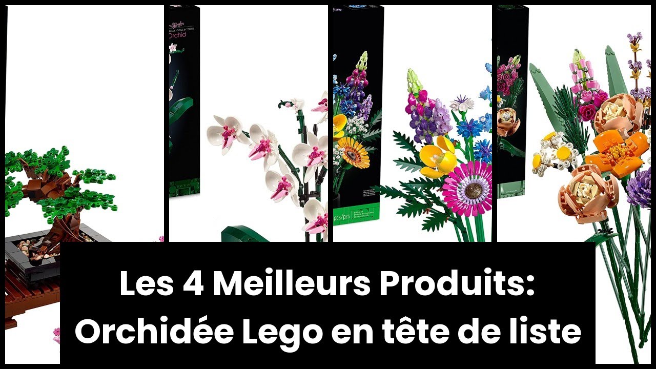 LEGO® Icons 10311 L’Orchidée Plantes de Fleurs Artificielles d'Intérieur,  Décoration de Maison