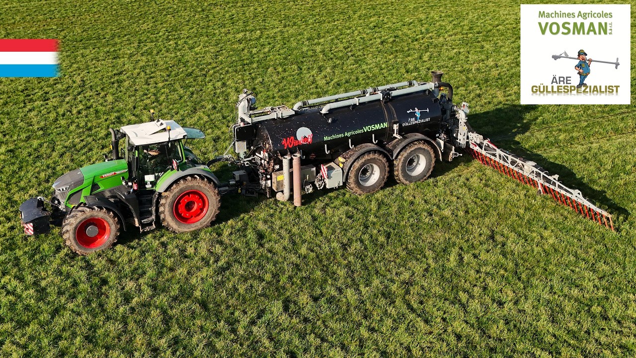 Die erste Gülle | Vosman | Fendt 936 Vario // Wienhoff PTW 22.200 | Luxemburg 2026