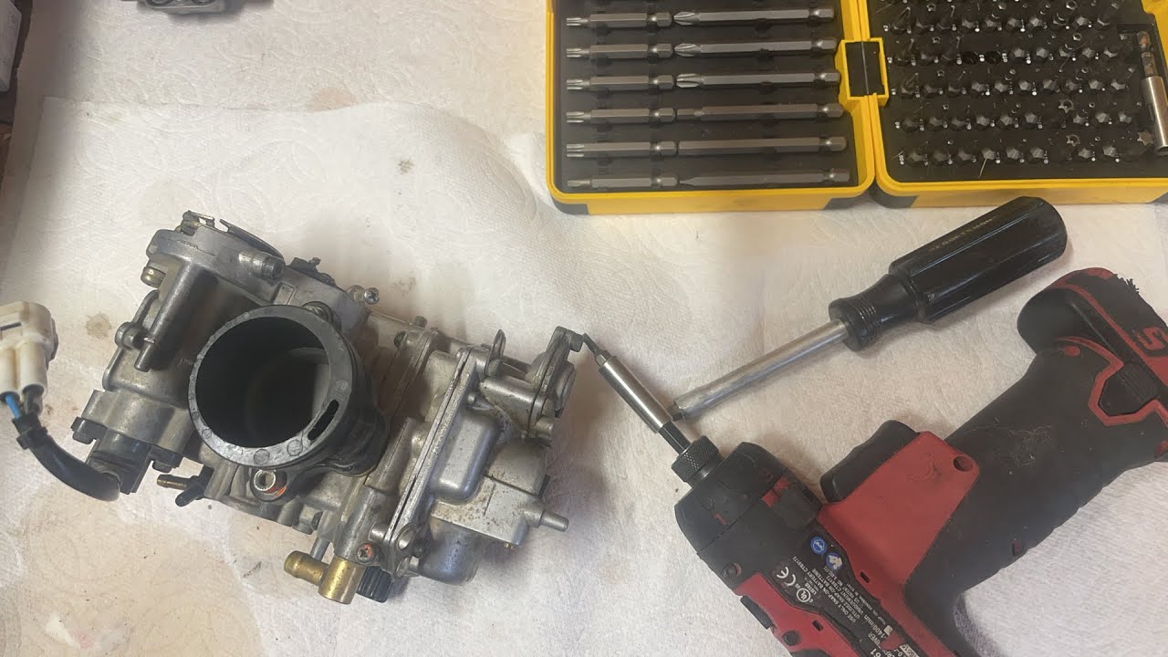 FCR carb rebuild (mid body gasket and accelerator pump service) - YouTube