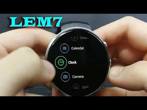 LEMFO LEM7 Android 7 Smart Watch Review   580mAH   1GB+16GB