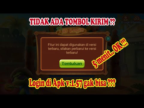 GAGAL LOGIN APK HIGGS DOMINO RP V.1.57 SOLUSI TIDAK ADA TOMBOL KIRIM PART 1