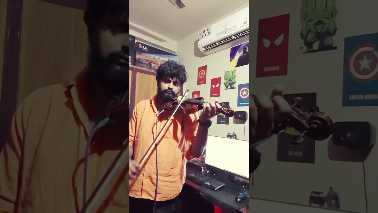 Mustafa Mustafa   Violin cover  Kadhal Desam  A R Rahman