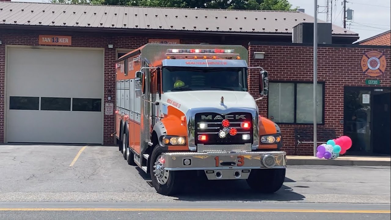 Maugansville fire co rescue squad 13 responding (engine gets cancelled) YouTube