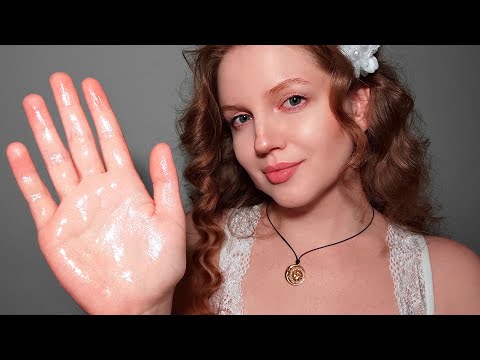 ASMR Oil Face Touching. No Talking. 2 Hours