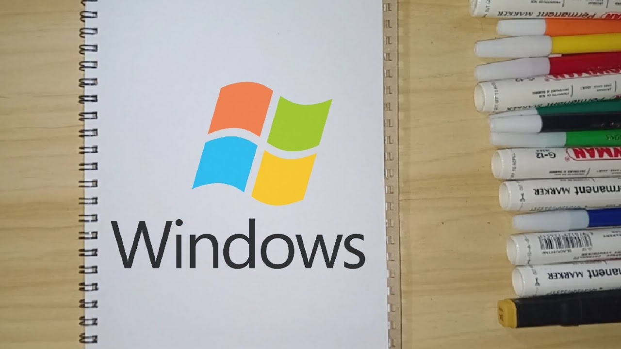 How To Draw Windows Logo