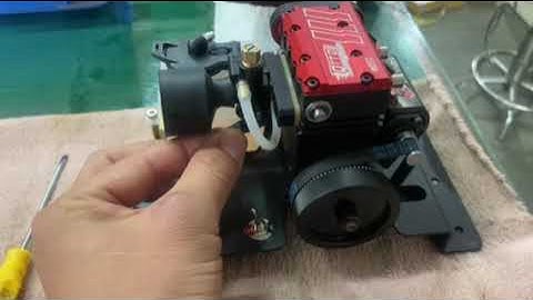 TOYAN FS-L200AC Engine Model 7cc Inline 2-Cylinder 4-Stroke Air-Cooled Nitro Engine Model