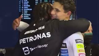 F1 drivers hug Lewis Hamilton after championship defeat in Abu Dhabi #f1 #lewishamilton