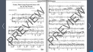 Come, Thou Long-Expected Jesus with Joy To The World - Trombone Solo [Sheet Music]