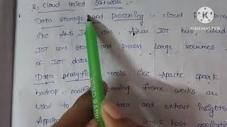 List different software components used in IOT || internet of things 