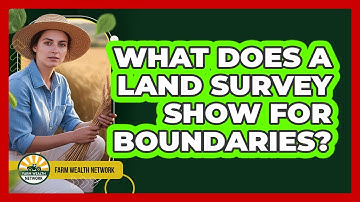 What Does A Land Survey Show For Boundaries?