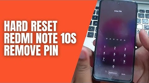 How to Hard Reset Redmi Note 10s Remove Pattern Pin Password Lock Screen