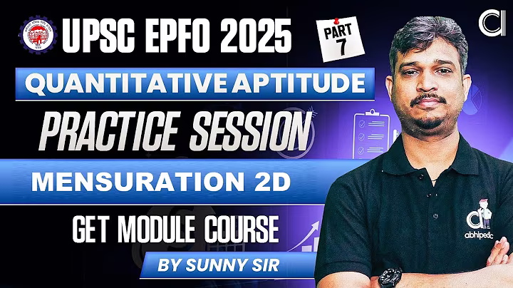 UPSC EPFO 2025 | Practice & Revision Session - 7 | Simple Interest | By Sunny Sir