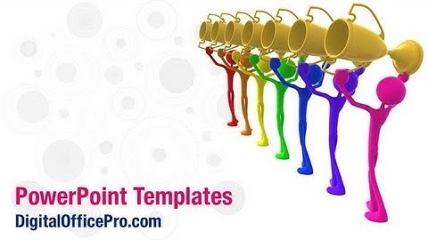 Trophy Winners PowerPoint Template Backgrounds - DigitalOfficePro #03341W
