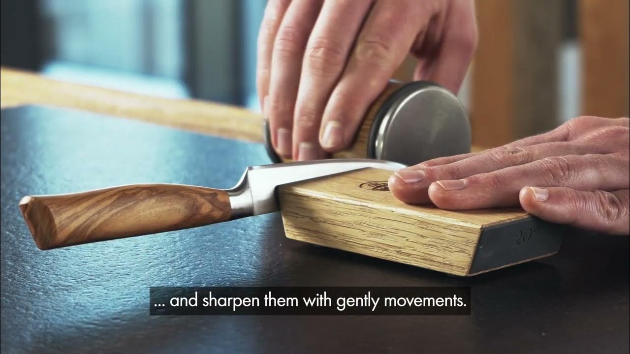 Horl 2 Oak Rolling Knife Sharpener Engineered in Germany for Straight Edge with Industry Diamonds for Steel of Any Hardness and Magnetic Angle