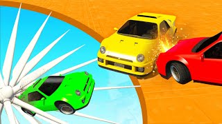 SURVIVE The SUPER CAR BLENDER DERBY To WIN! (BeamNG Multiplayer)