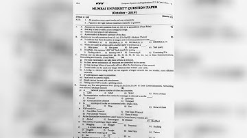 Tybcom Sem5 Computer System and Application 2019 question paper #pastyearpaper