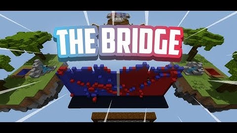 a  bedwars player trying the bridge for the first time