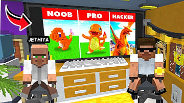 NOOB Vs PRO : Drawing Building Competiton in Minecraft 😂 (Build Challenge) 😱