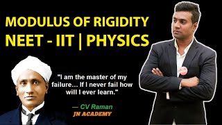Elasticity (Solids ) : Modulus of Rigidity | Shear Modulus | Physics NEET IIT-JEE