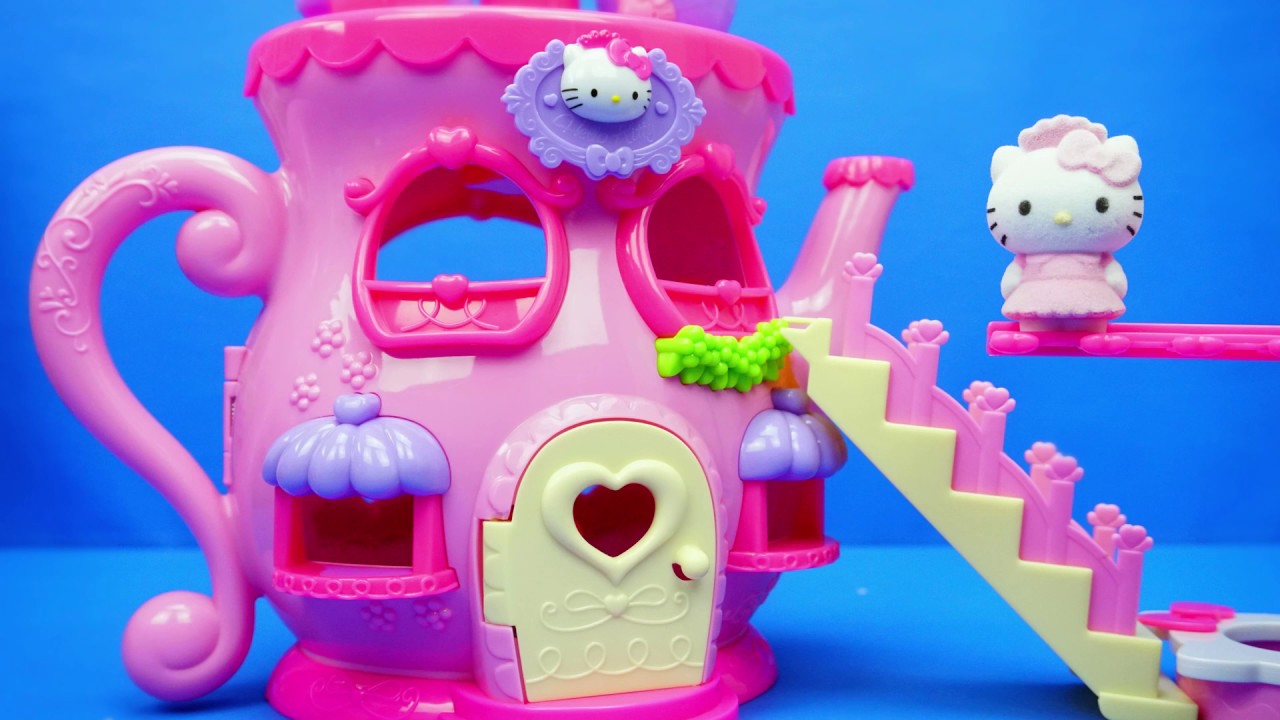 Hello Kitty 凱蒂貓 茶壺房子玩具