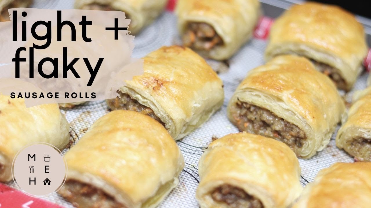 Easy Sausage Roll Recipe - A GREAT FINGER FOOD FOR PARTIES! | No