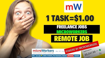 Earn $7000/mo Microworkers Money Online 💰 | Best Work-from-Home Job | microworkers.com Guide
