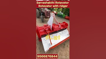 #sarvashakthi #automobile #farmequipment #ridger #rotavetor