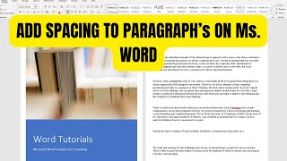 ⏸️ How to Adjust Paragraph Spacing in Microsoft Word (2025) – Professional Formatting Guide!
