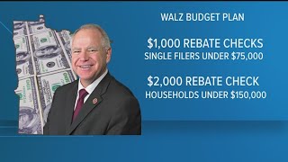 Governor's proposed budget plans includes "Walz Checks" for millions of Minnesotans