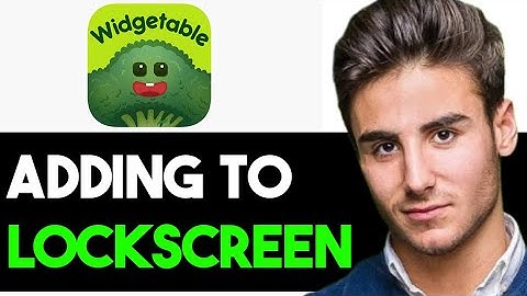HOW TO ADD WIDGETABLE TO LOCK SCREEN 2025! (FULL GUIDE)