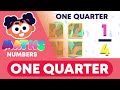 One quarter  fractions  numbers maths  fuseschool kids