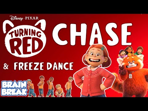 Turning Red Chase | Brain Break Run | Just Dance
